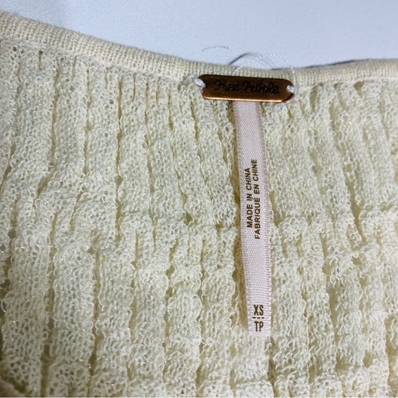 Free People Crochet Top XS - Picture 3 of 6